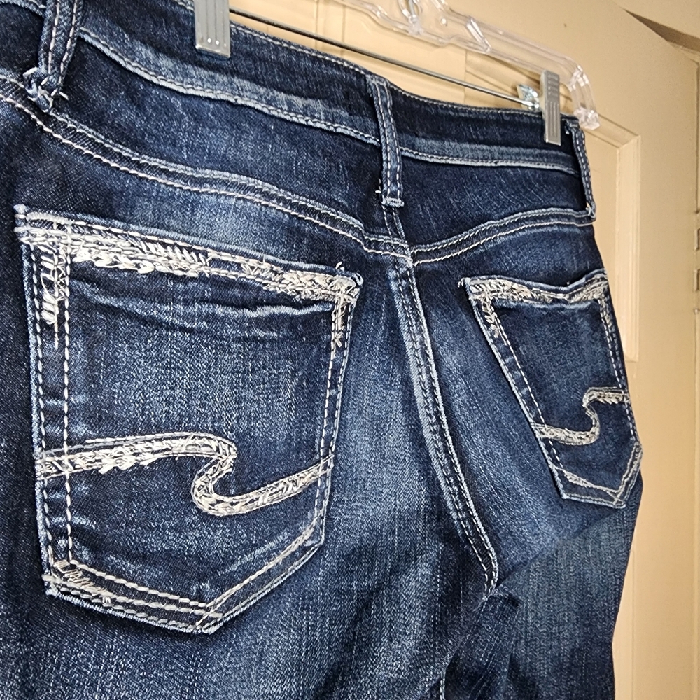 Stylish Silver Denim Jeans